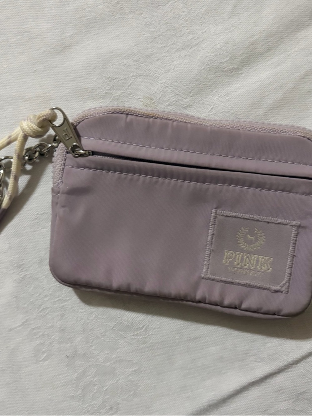 Pink Victoria's Secret wallet/cardholder/key chain